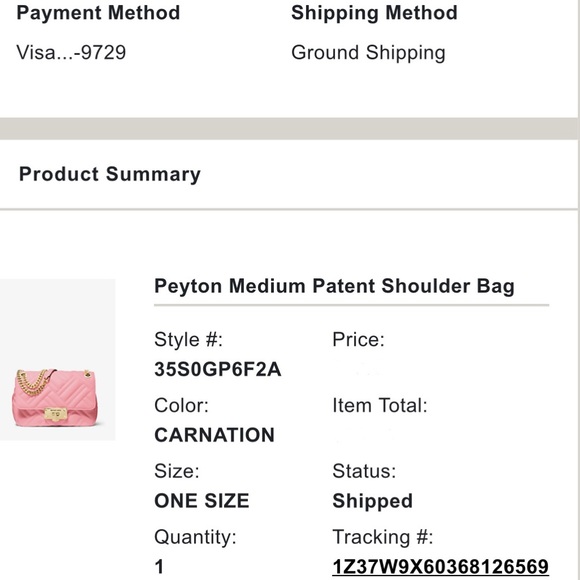 Michael Kors Peyton MD Shoulder Flap Bag - Picture 11 of 11